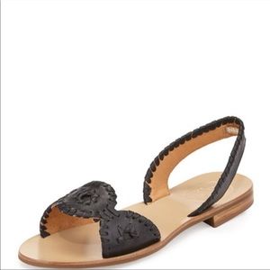 Jack Rogers Liliana Leather Slingback Sandals